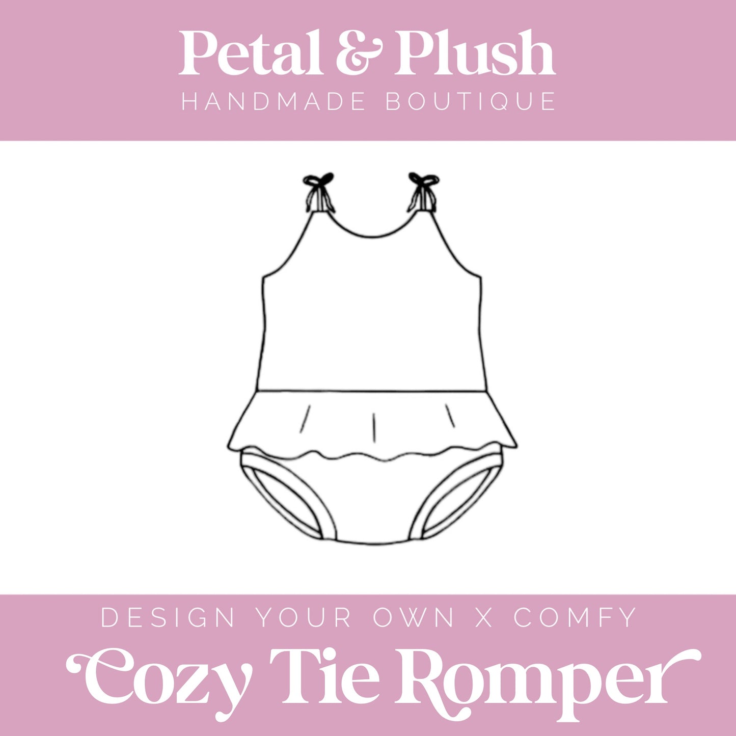 Design Your Own - Cozy Tie Romper