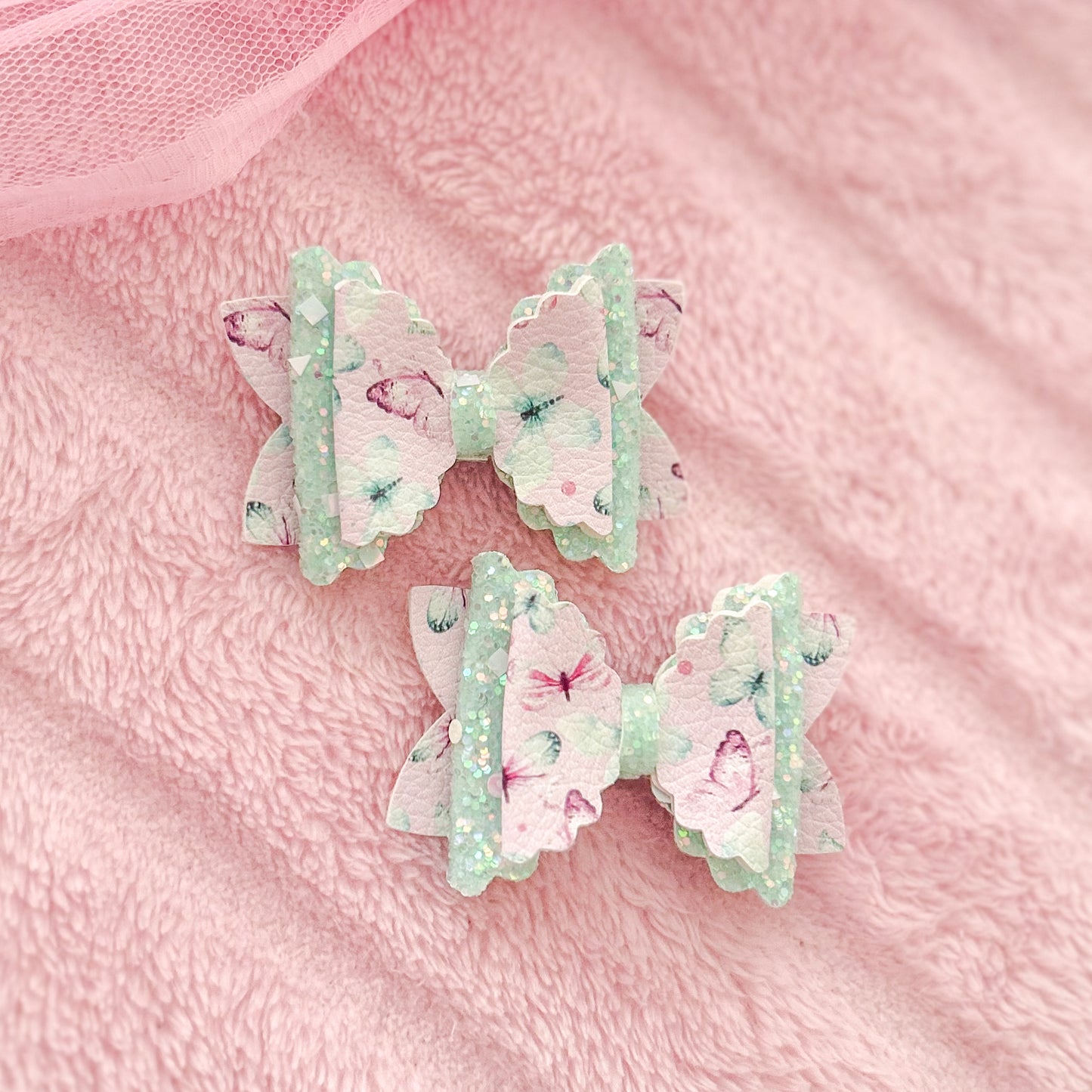 Petal Pigtail Bows - Flutterby