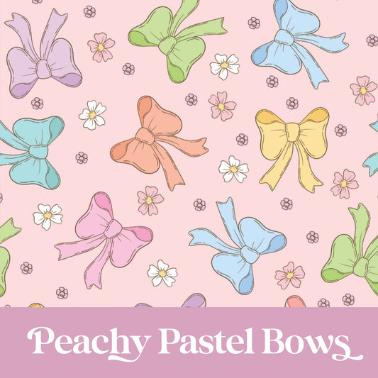Peachy Pastel Bows