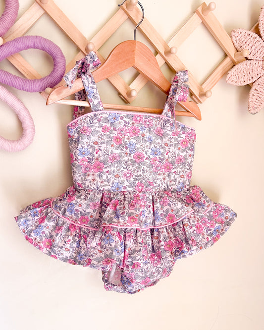 Daffodil Romper - Grace (MADE-TO-ORDER)