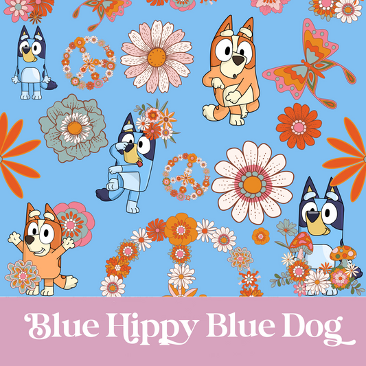 Blue Hippy Blue Dog