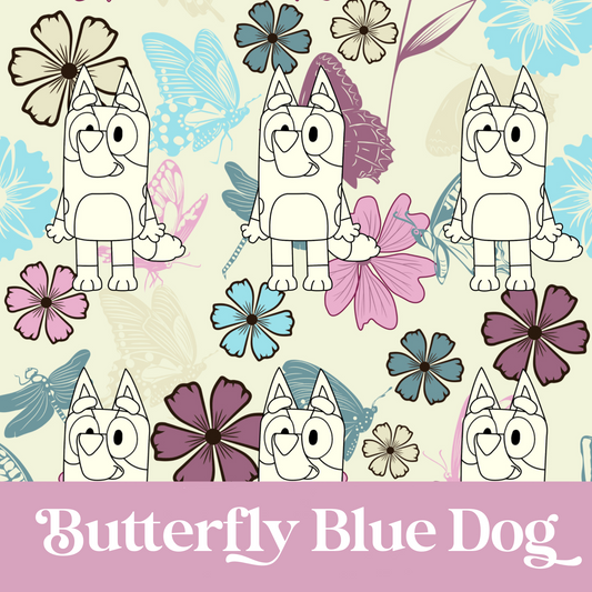 Butterfly Blue Dogs