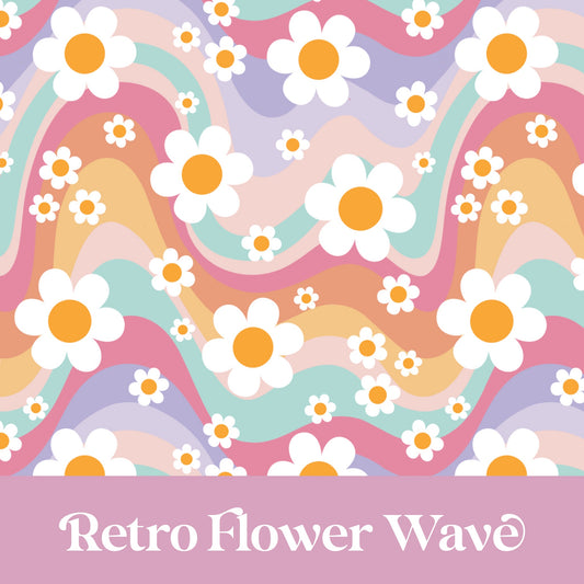 Retro Flower Wave