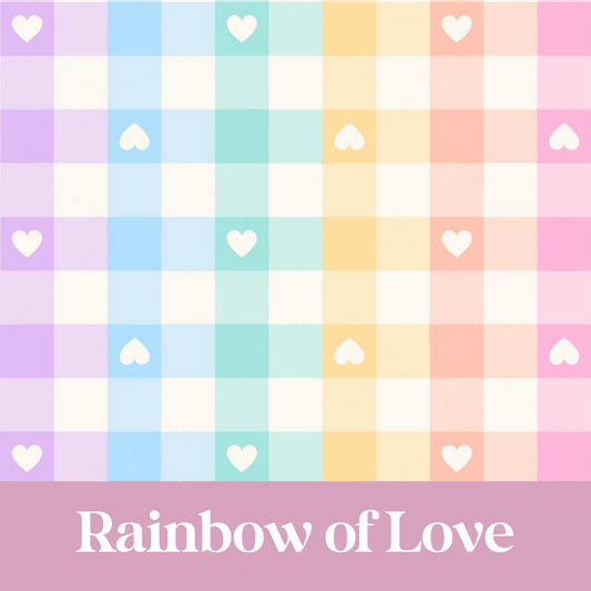 Rainbow Of Love Gingham