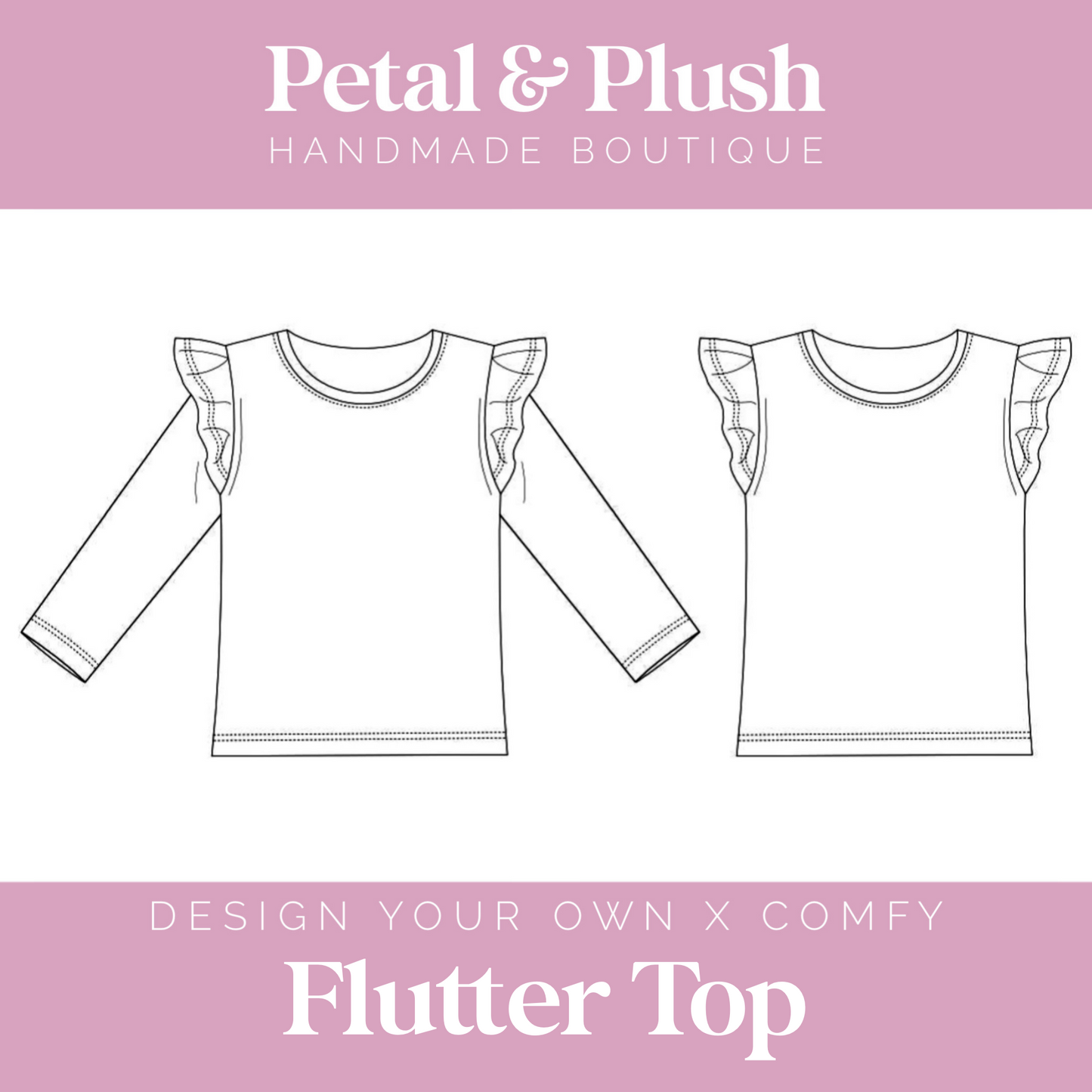 Design Your Own - Flutter Top/Bodysuit